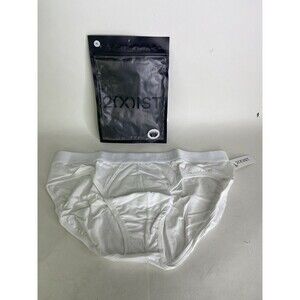 2xist Luxe Dream Low Rise No Show Brief Underwear White Mens Size XL